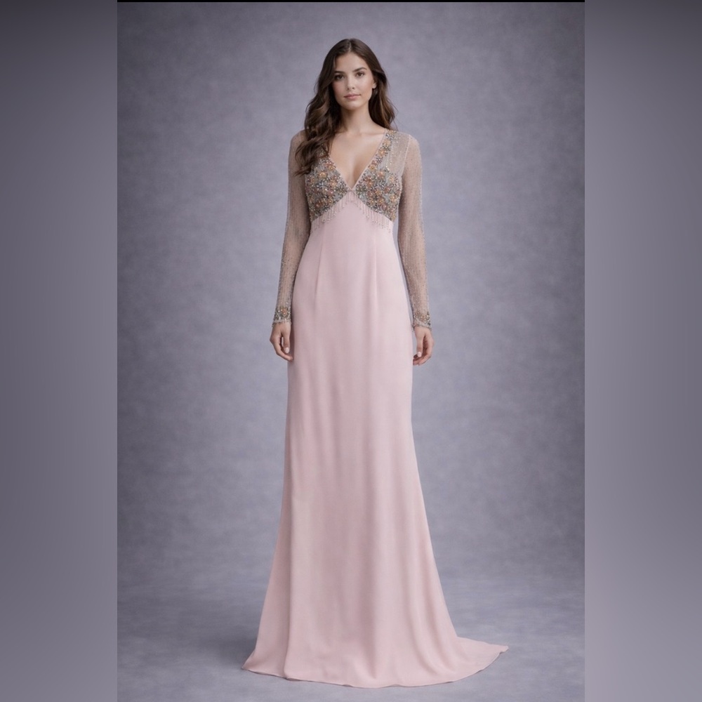 Escada Couture Light Pink Gown - BNWT - Size 4